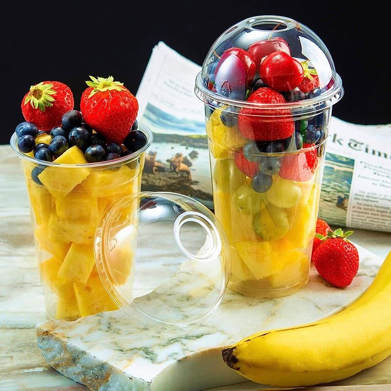 printed plastic cups with lids